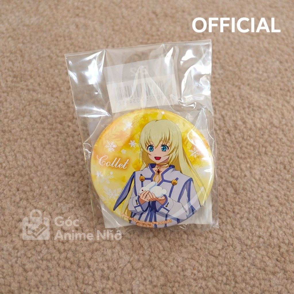 Huy hiệu cài áo Kotobukiya Lottery Tales of Symphonia Colette
