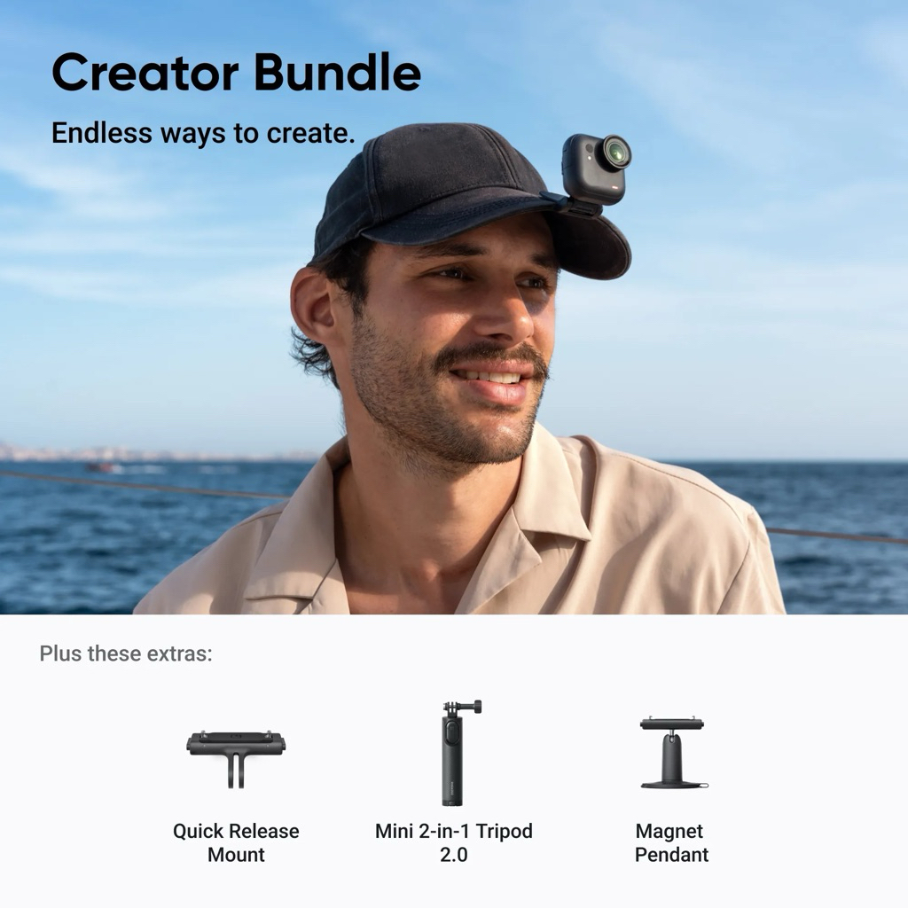 Insta360 GO Ultra Standard Bundle / Insta360 GO Ultra Creator Bundle | Chính Hãng Bảo Hành 12 Tháng | BigBuy360 - bigbuy360.vn