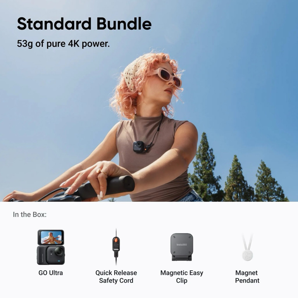 Insta360 GO Ultra Standard Bundle / Insta360 GO Ultra Creator Bundle | Chính Hãng Bảo Hành 12 Tháng | BigBuy360 - bigbuy360.vn