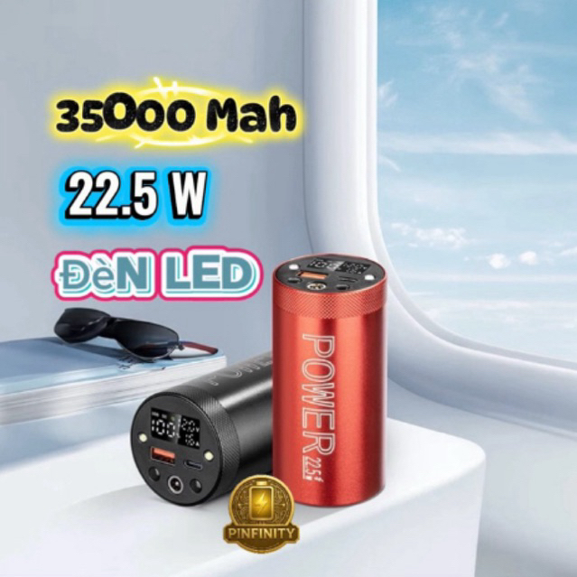 SẠC DỰ PHÒNG 35000 Mah – SẠC NHANH 22.5W
