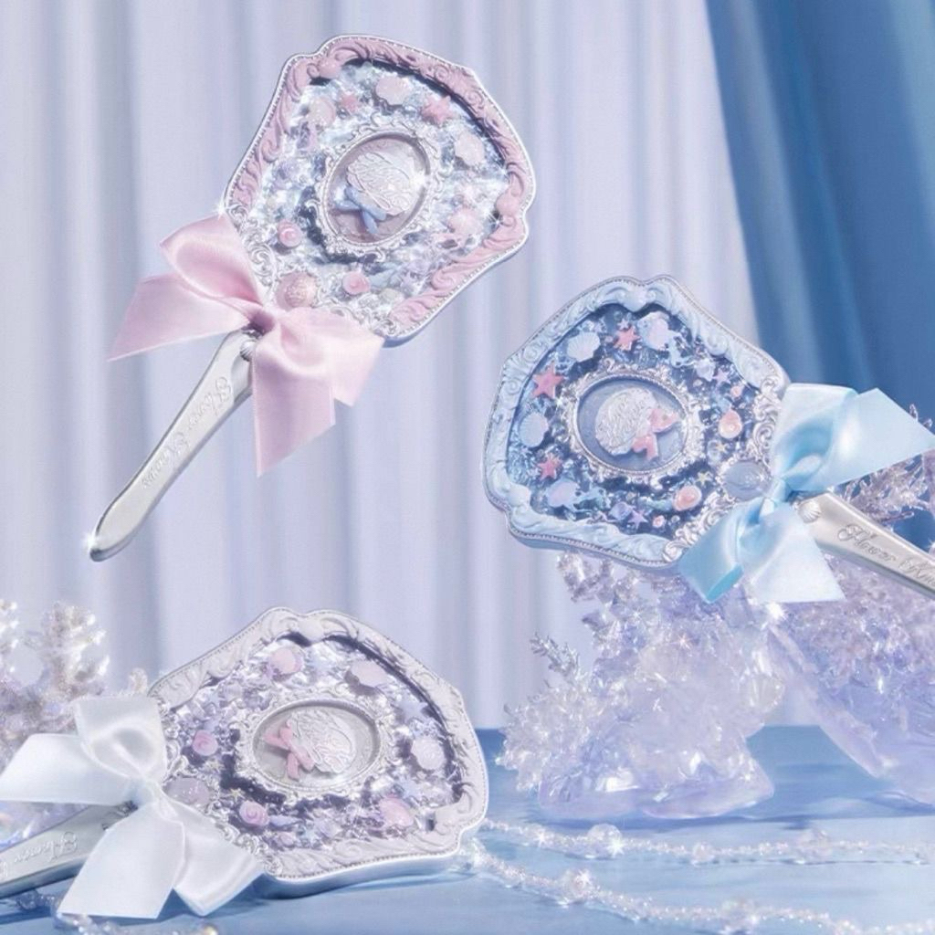 ( CÓ SẴN ) Gương Flower Knows Shell Jewel  . GƯƠNG HOA BIẾT BỘ SƯU SÒ