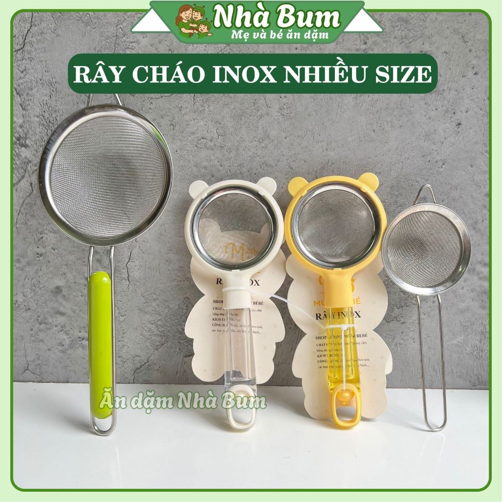 Rây Cháo Inox - Nhiều Size