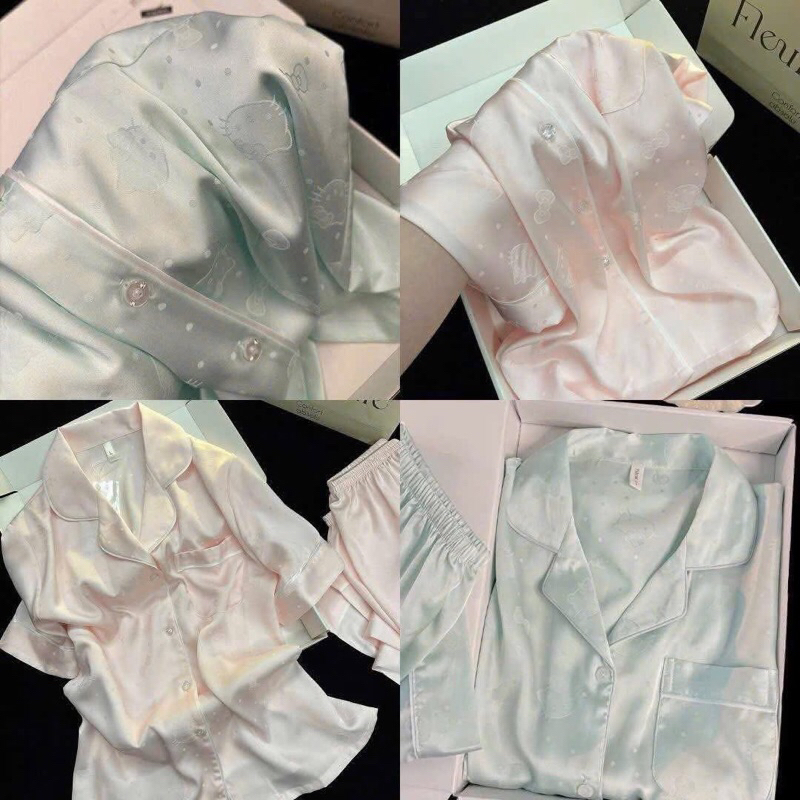 QC18 PIJAMA HELLO KITTY CỘC TAY