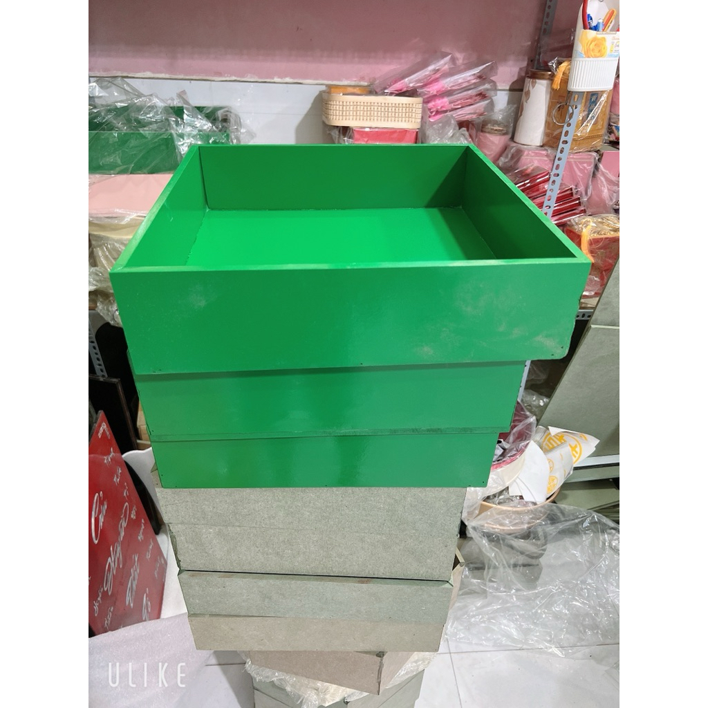 Tráp Cưới xanh lá, tráp vuông, tráp gỗ, tráp cưới hiện đại, tráp làm đám hỏi đám cưới đẹp sang