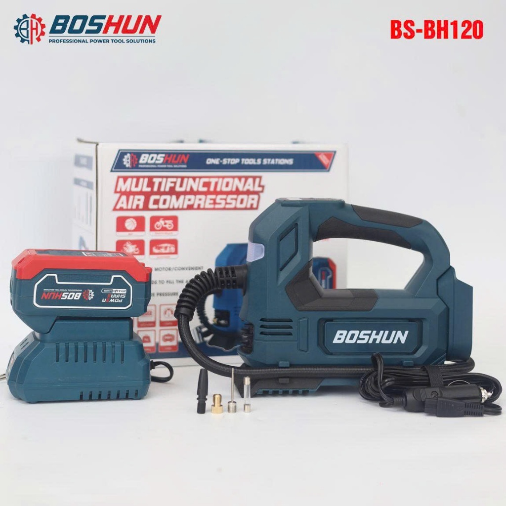 Máy bơm hơi dùng pin BOSHUN BS-BH120