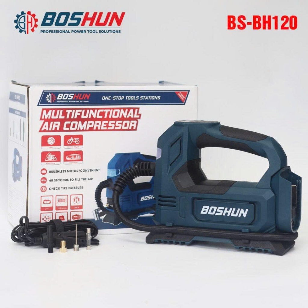 Thân máy bơm hơi dùng pin BOSHUN BS-BH120