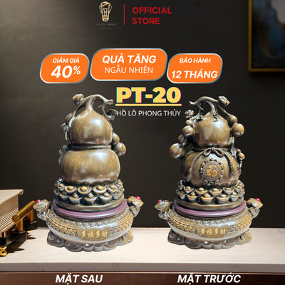 Hồ Lô Phong Thủy PT-20 Energy Green Lighting - Đế xoay 360 Độ - Cầu Tài Chiêu Lộc Cho Gia Chủ - Làm Quà Tặng Ý Nghĩa