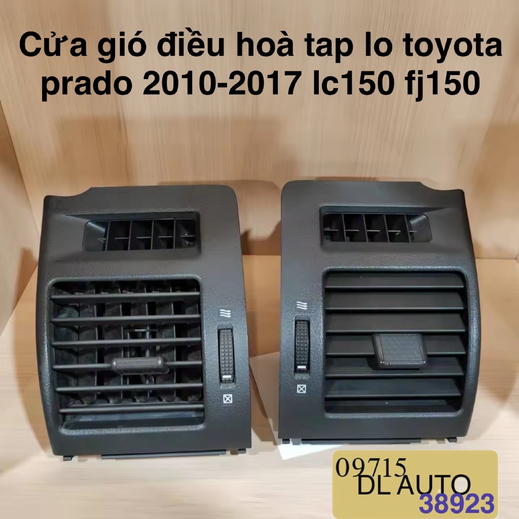 2 chiếc cửa gió tap lô ngoài xe toyota prado FJ150 lc150 2010-2017