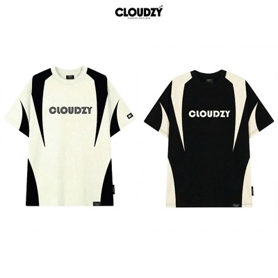 Áo thun phối màu nam nữ unisex tay lỡ phông basic phối màu form rộng localbrand Cloudzy AT DETECTIVE