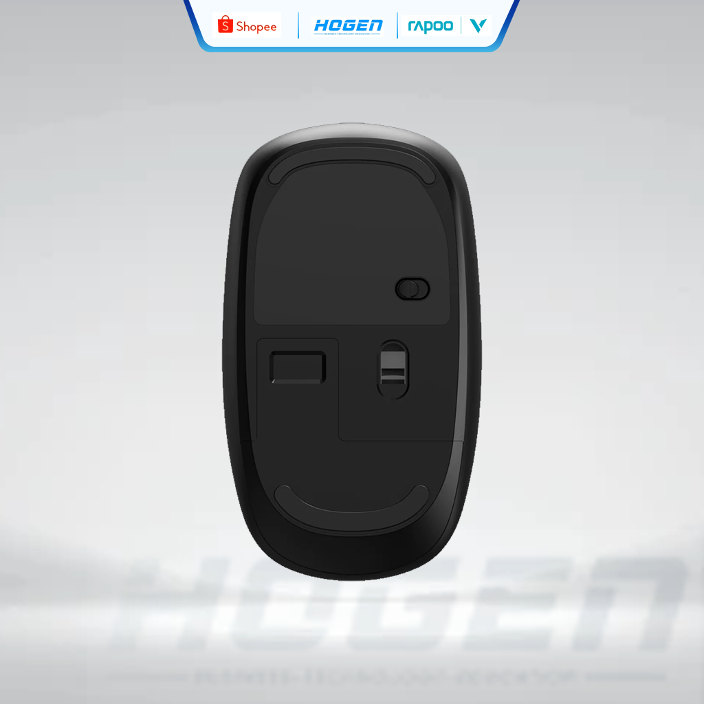Chuột Không Dây Rapoo M1 | Kết nối 2.4GHz | 800-1600 DPI | Tặng 1 Pin AA | Bảo hành 24 tháng | BigBuy360 - bigbuy360.vn