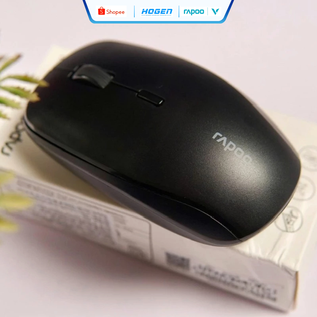 Chuột Không Dây Rapoo M1 | Kết nối 2.4GHz | 800-1600 DPI | Tặng 1 Pin AA | Bảo hành 24 tháng | BigBuy360 - bigbuy360.vn