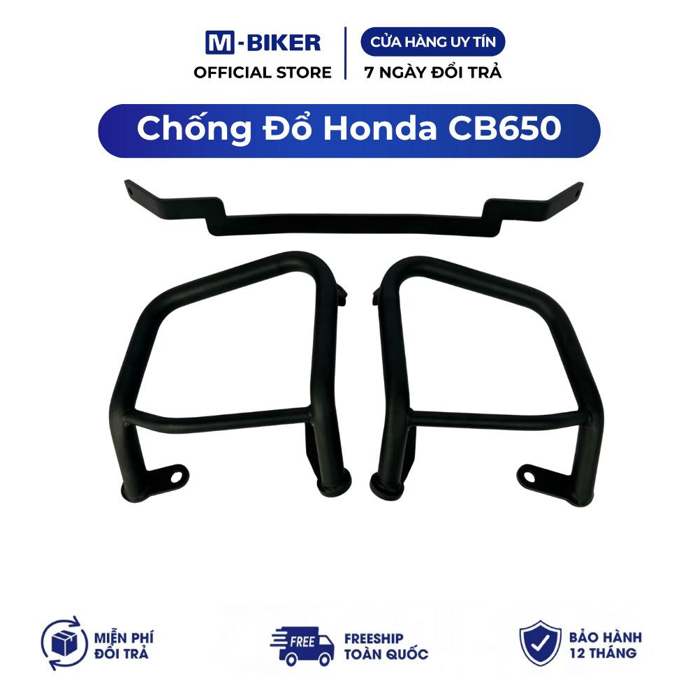 Khung Chống Đổ CB650, chổng đổ cb650r. Khung Sắt Cứng Cáp, Gắn Đèn Trợ Sáng, Không Độ Chế