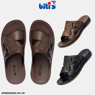 BITI'S | Dép nam size 39-44 Dép lê da cao cấp bản quai nối ôm chân đế cao su êm chân BPM003900
