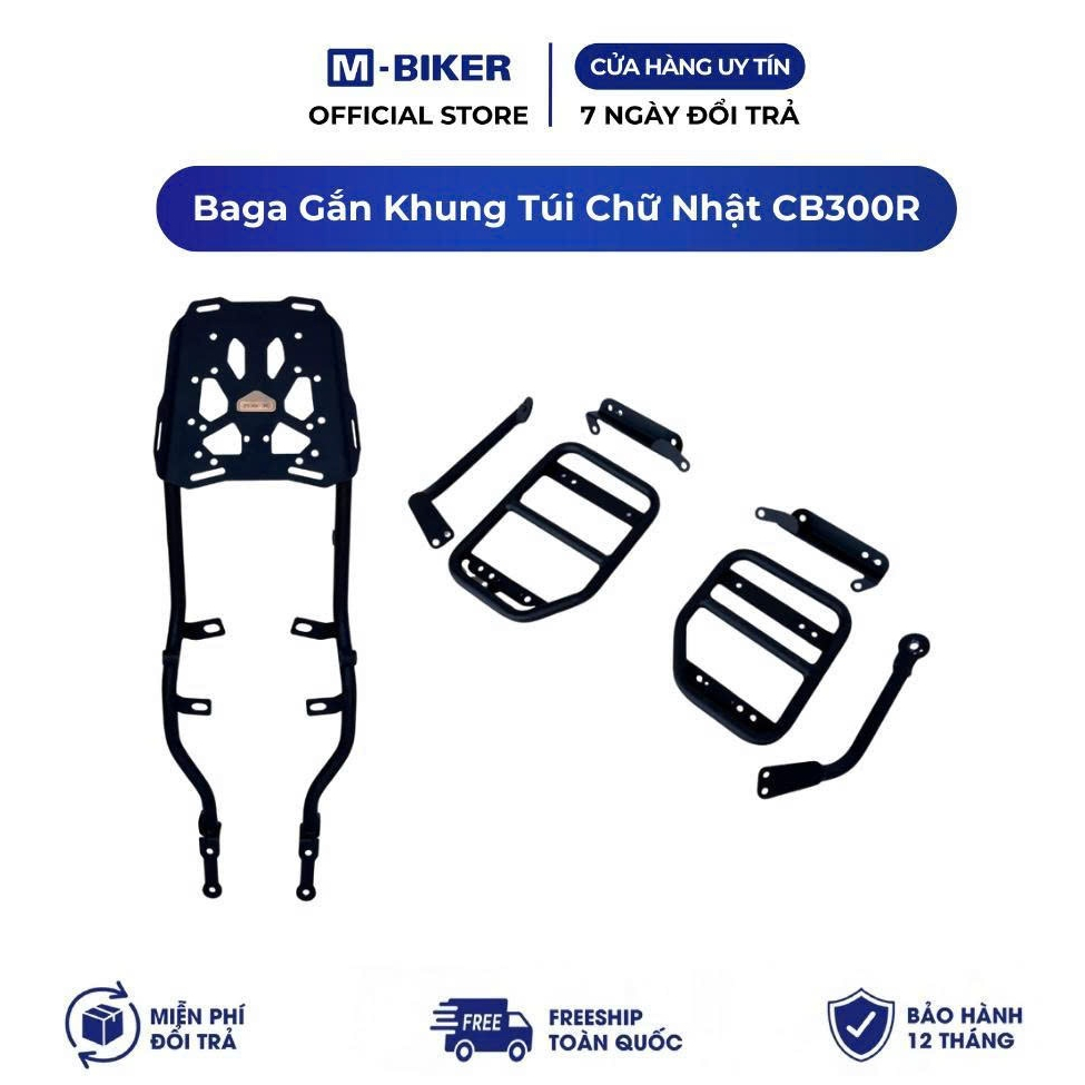 Baga CB150R Gắn Khung Treo Túi, baga cb150 gắn khung treo bình xăng | M-Biker