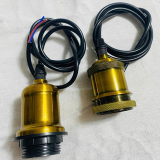 Bộ Đui Đồng Đèn Thả Dây Dài 1 Mét, Đế Ốp 10cm (không bóng) | Đèn Toàn Lợi