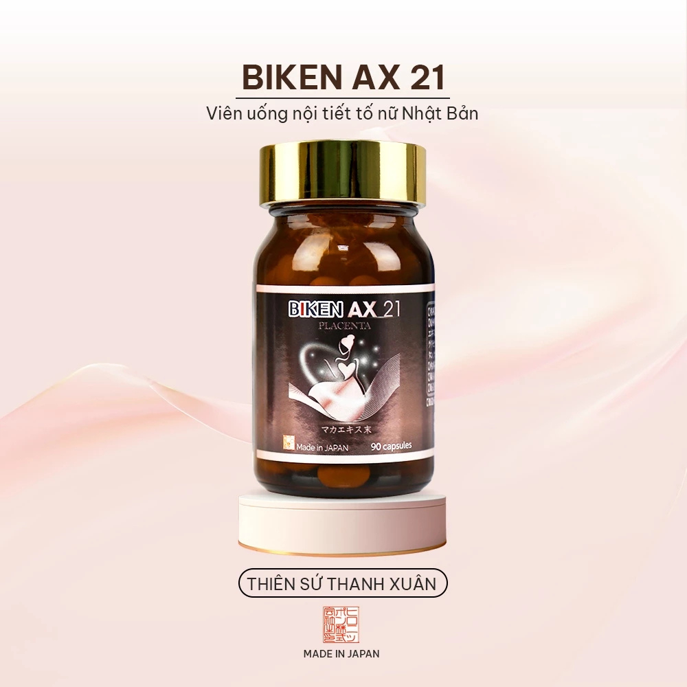 Viên uống nội tiết tố nữ Nhật Bản - Biken AX 21