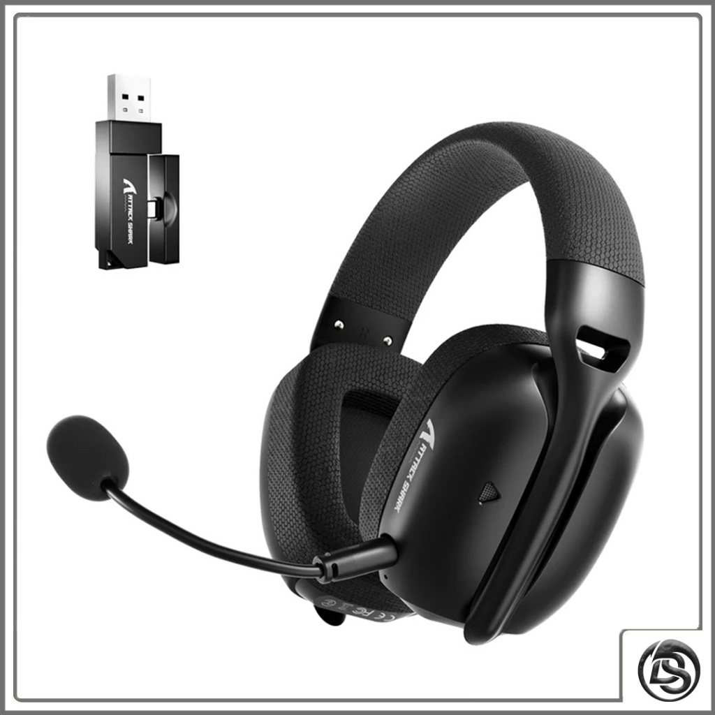 Tai nghe gaming không dây Attack Shark - L80 Pro  mode kết nối- Âm Bass 3D - Hỗ trợ Micro đàm thoại 