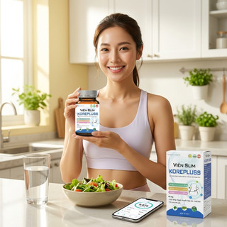 Viên Uống Giảm Cân Lành Mạnh Slim Koreplus Hộp 30 Viên, Giúp Lấy Lại Vóc Dáng Eo Thon Gọn