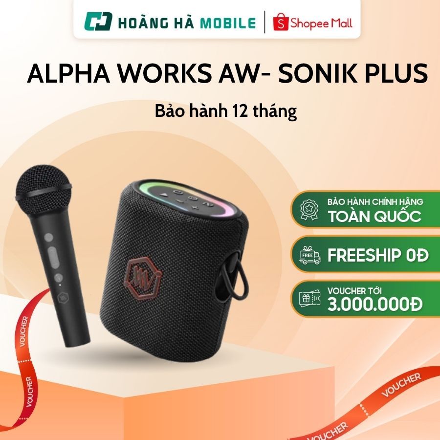 Loa hiệu ALPHA WORKS AW- SONIK PLUS - Chính hãng