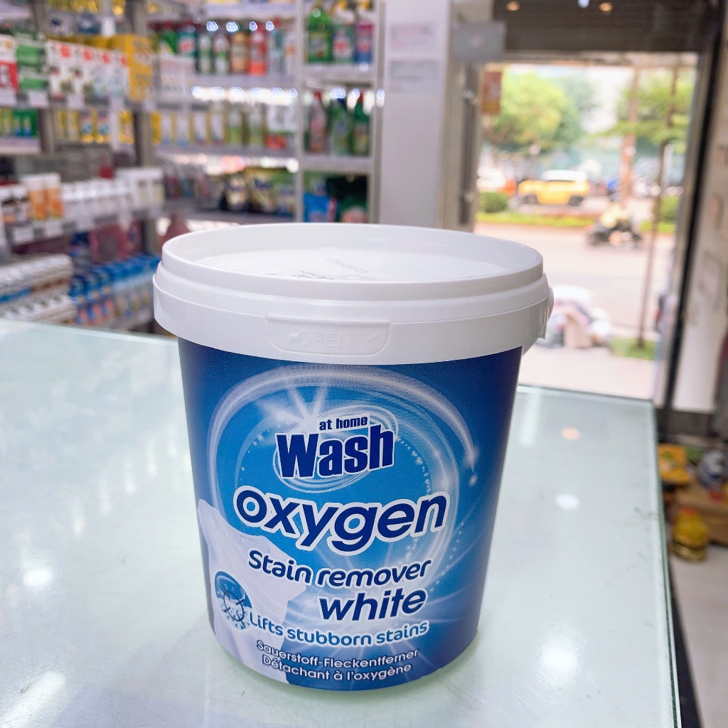 Bột giặt tẩy đồ trắng Wash Oxygen 900g (EU)