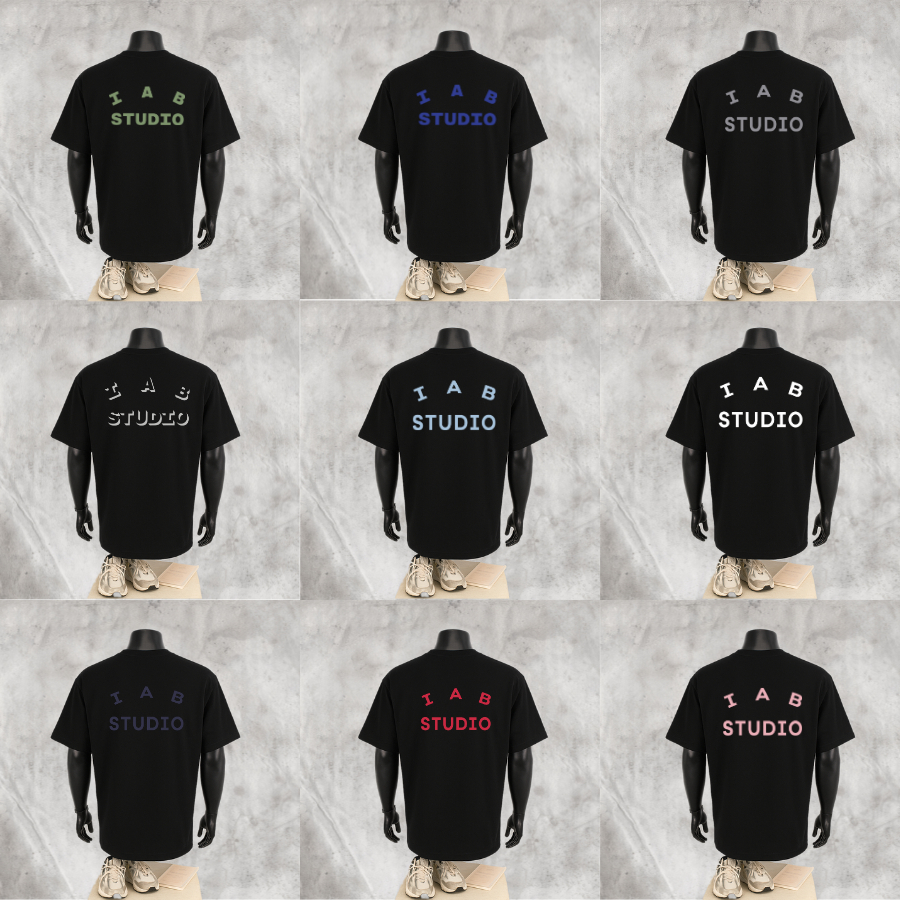Áo Thun IAB In Hình Sắc Nét, Áo Thun Nam Nữ - Tshirt IAB Unisex, Form Oversize, 260GSM  - MS24