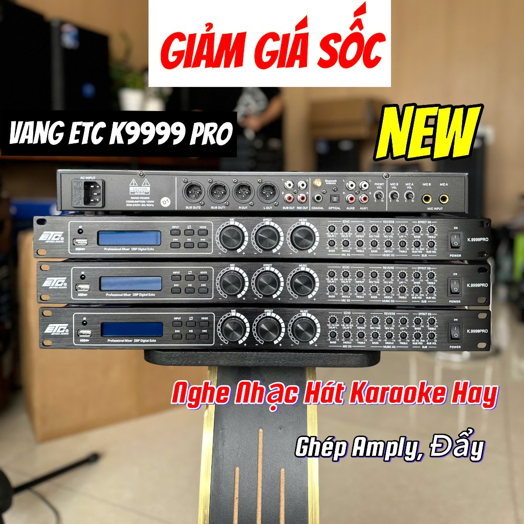 Vang ETC K9999 Pro Mới Chất Âm Hay, Nhiều Tính Năng