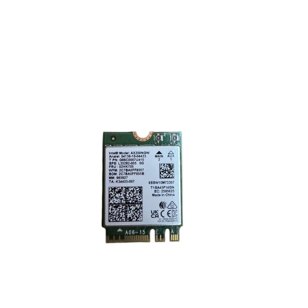 Card Intel WiFi 6 AX200NGW Wireless Card 802.11ax 160MHz Bluetooth 5.1 New