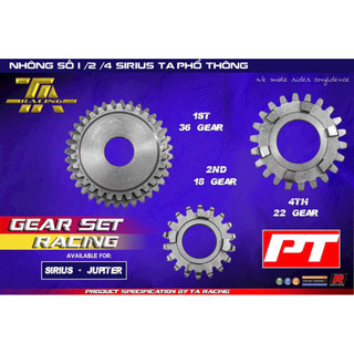 Bộ Nhông Số Đấu TA 1ST: 36T | 2ND: 18T | 4TH: 22T cho Sirius 110 Siriut xăng cơ