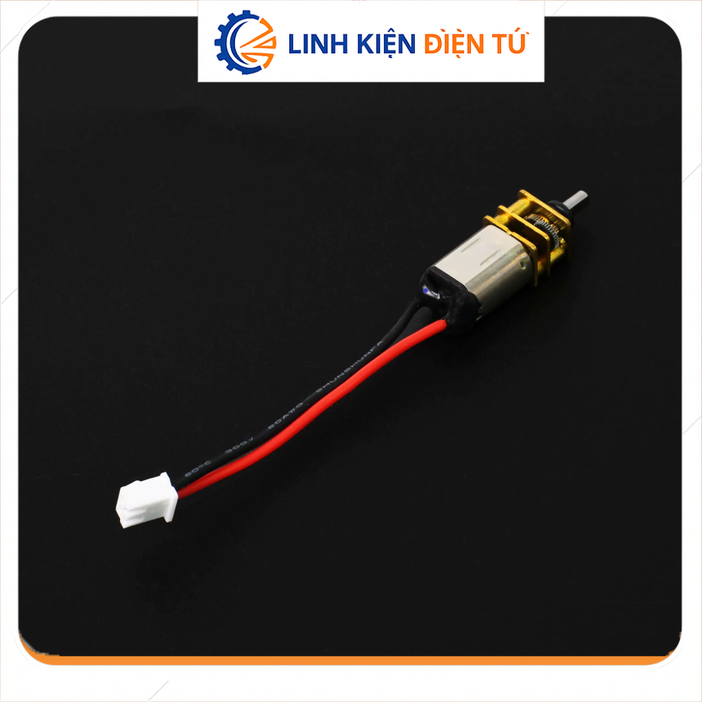 [Linh Kiện Điện Tử][G138] Động Cơ N20 GA12-N20 3V - 6V Có Jack 2P2.54