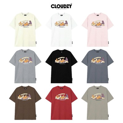 Áo phông nữ unisex tay lỡ thun nam basic form rộng Cloudzy local brand teen cổ tròn oversize MEOW