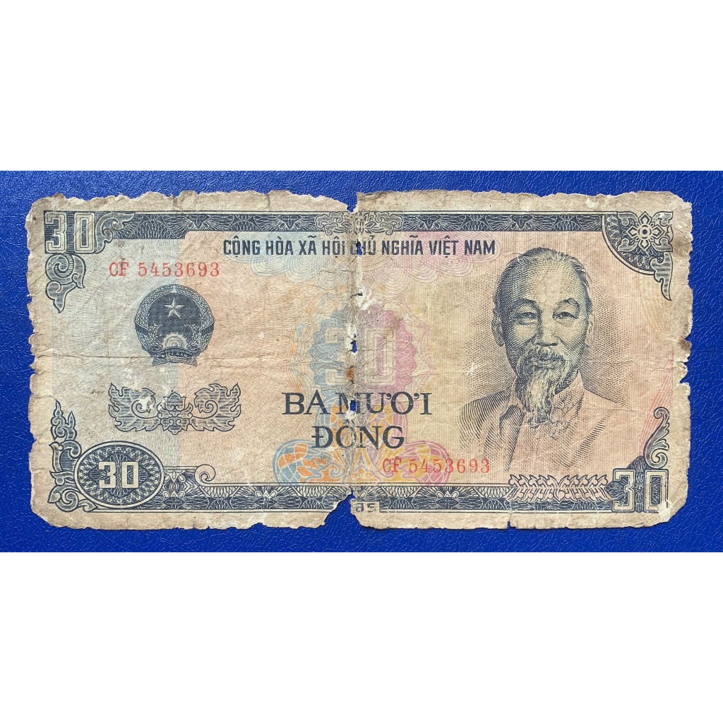 Sưu tầm 1 tờ 30 đồng chợ Bến Thành phát hành năm 1985 mệnh giá độc lạ