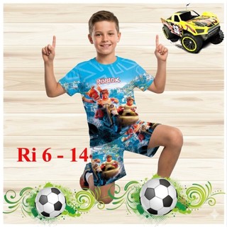 [ĐẶT THEO YÊU CẦU] Tổng hợp mẫu đồ bộ cho bé trai hình Roblox từ 10-75kg chất thun lạnh thái mềm mát