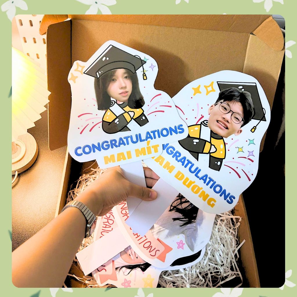 In Hashtag Cầm Tay Theo Yêu Cầu In Nhanh Hoả Tốc Hashtag Tốt Nghiệp Đu Idol