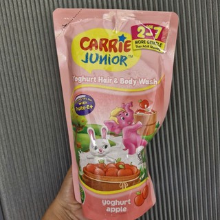 Combo 2 Túi Sữa Tắm Gội cho bé Carrie Junior Yoghurt hương Táo 380g-Hàng Khuyến Mãi