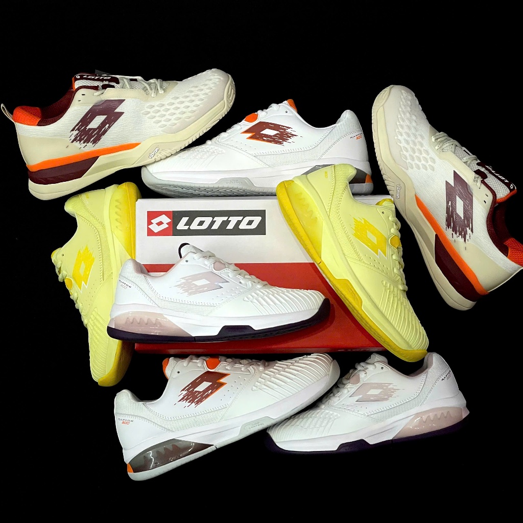 LOTTO | Giày nữ size 36-40 Giày Lotto Raptor 300 Pickleball chuyên dụng vải lưới thoáng khí êm chân