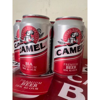 [Hoả tốc HCM - Date 4/2027] Thùng Bia CAMEL PREMIUM đỏ 330ml ( 24 lon)