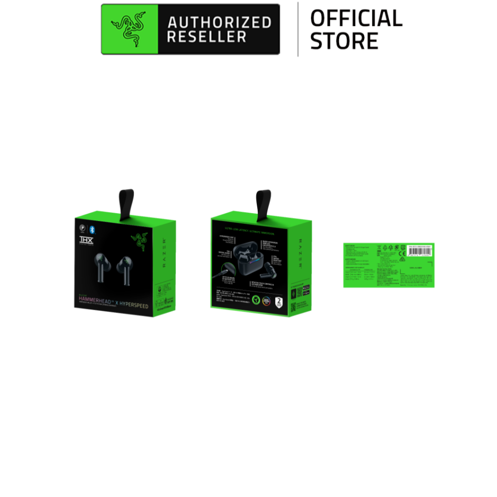 [NEW] Tai Nghe Gaming Razer Hammerhead V3 X HyperSpeed | 2,4GHz & BT 5.3 | Hộp Sạc Dongle | Pin 35h | 7.1 @PC | IPX4 | BigBuy360 - bigbuy360.vn