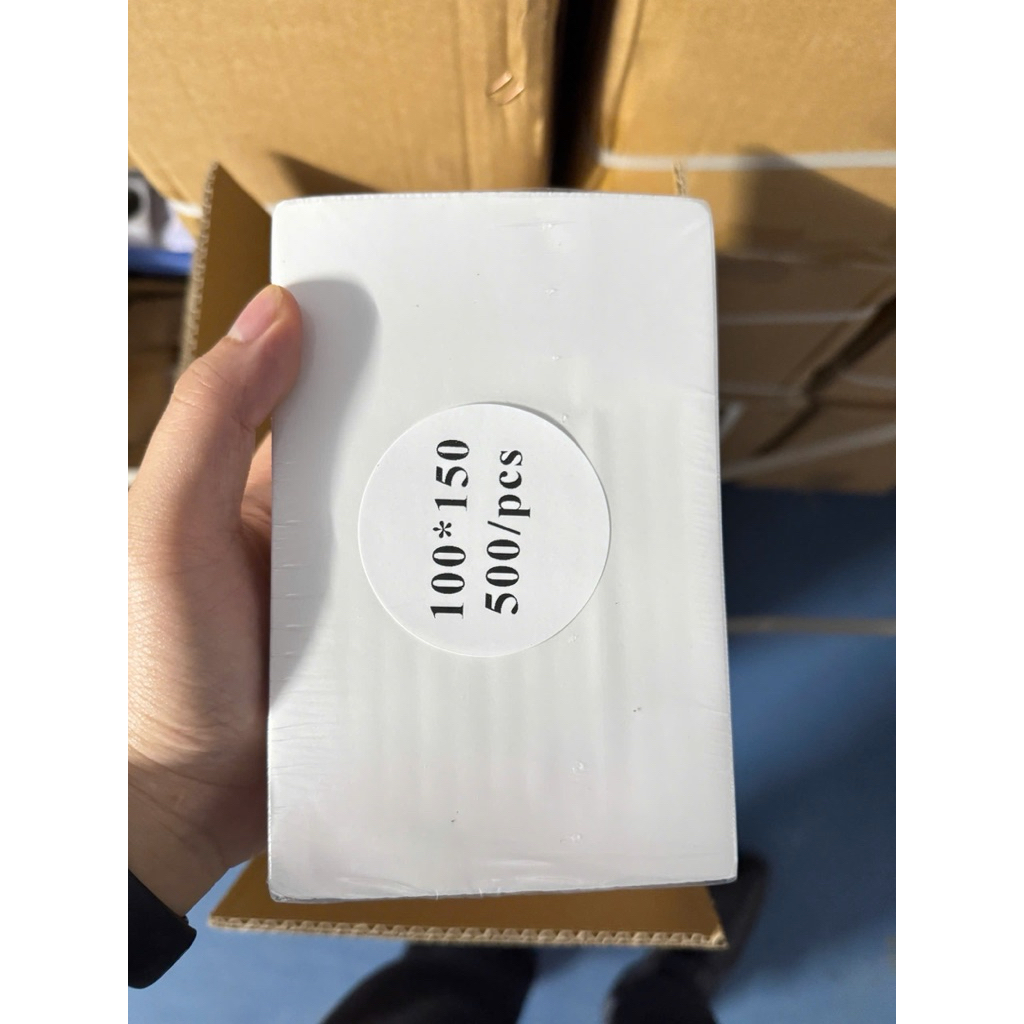 Giấy in nhiệt 100x150 1 tệp 500 tờ
