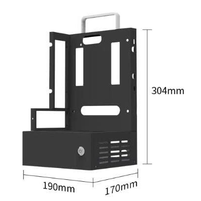 case ITX trần Q40, main ITX, nguồn SFX,Gắn dc tản nước 240ml