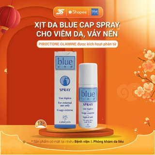 Xịt Blue Cap Spray Hỗ Trợ Vảy Nến, Viêm Da Cơ Địa, Viêm Da Dị Ứng, Viêm Da Tiết Bã, 50ML