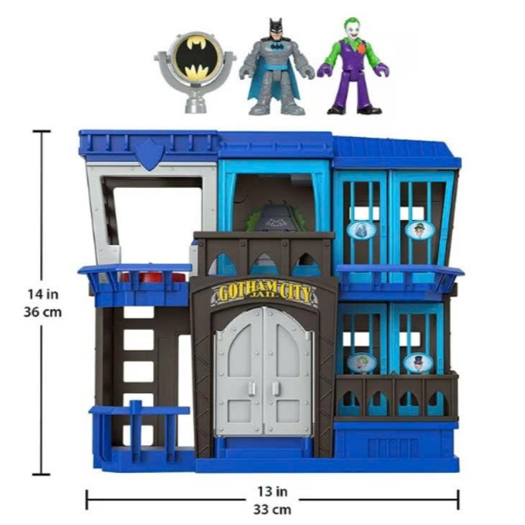Bộ đồ chơi Imaginext DC Super Friends Gotham City Nhà Tù Thành Phố Gotham