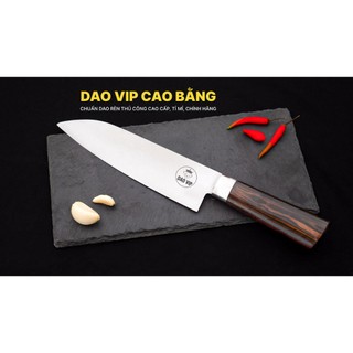 Dao lọc thái thép trắng cán gỗ - LKM DAO VIP CAO BẰNG