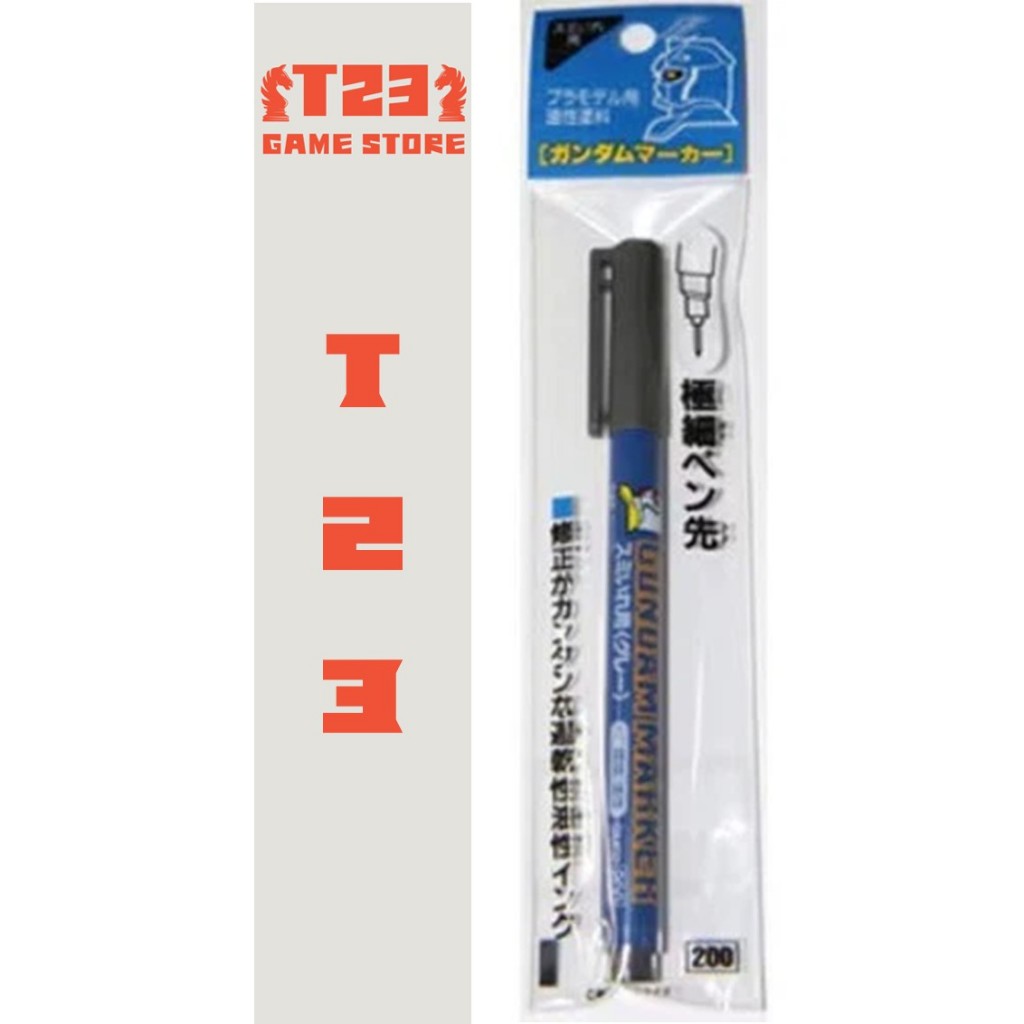 Bút Kẻ Line Mô Hình Gundam - GUNDAM MARKER GRAY - Màu Xám - GM02
