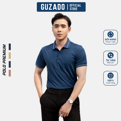 [XẢ HÀNG]Áo Polo Guzado Coolmax Cao Cấp Cho Nam Lên Form Cực Đẹp,Mẫu Regular Fit MPL