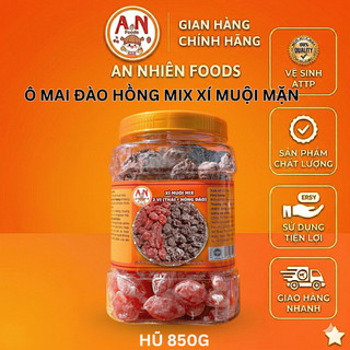 Ô mai đào hồng mix xí muội mặn [Có hóa đơn VAT]
