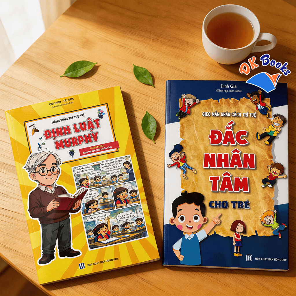 Sách - Combo 2 cuốn sách Định Luật Murphy + Đắc Nhân Tâm Cho Trẻ