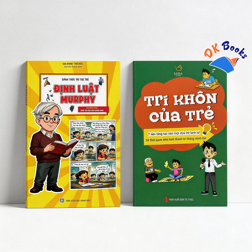 Sách - Combo 2 cuốn sách Định Luật Murphy + Trí Khôn Của Trẻ