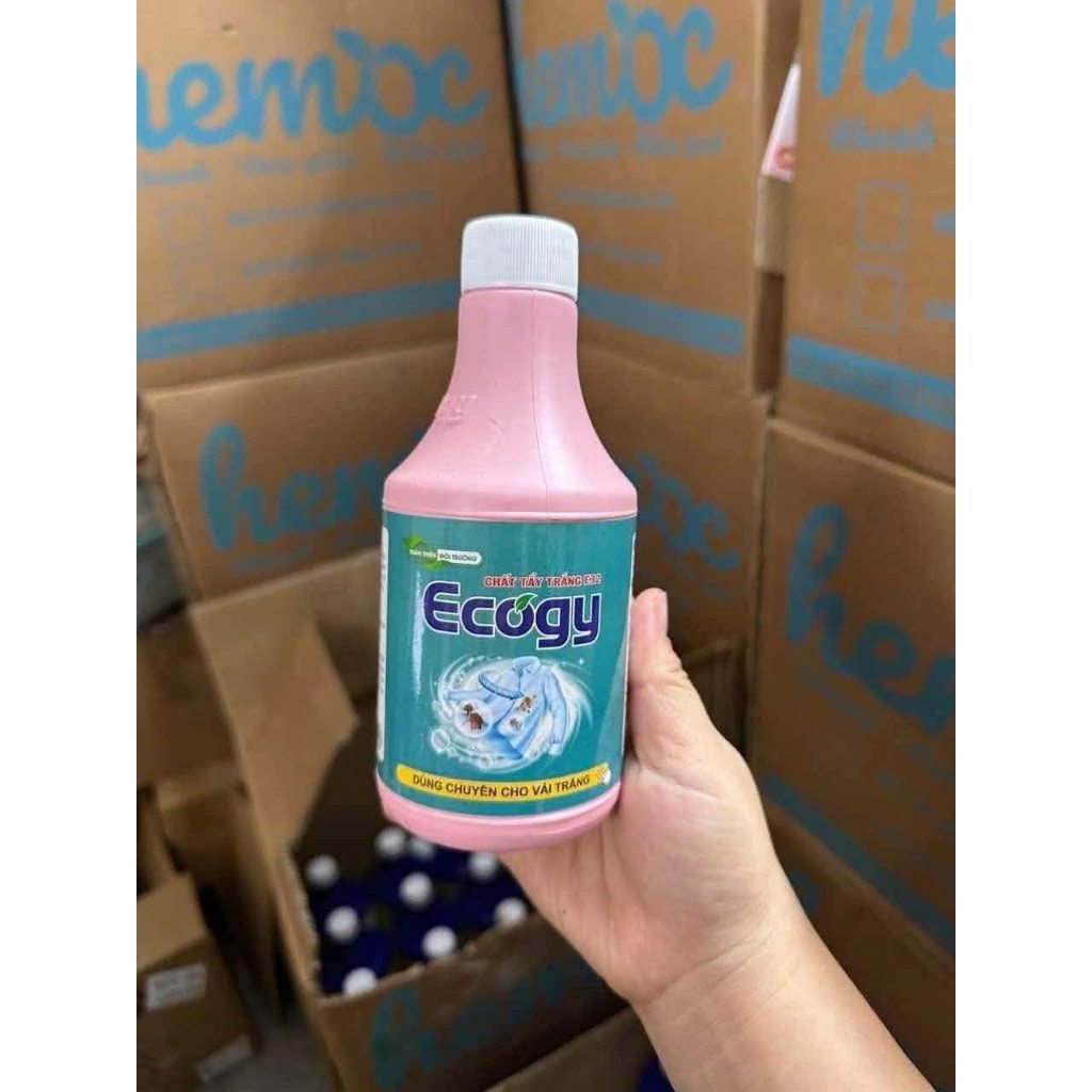 Tẩy quần áo trắng E32 Ecogy lọ 250g tẩy trên đồ trắng