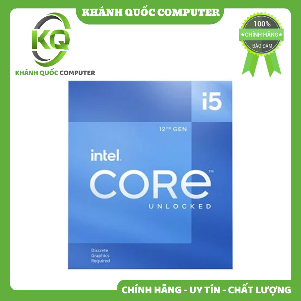 CPU Intel Core i5-12500 (Up To 4.40GHz, 6 Nhân 12 Luồng,18MB Cache, Socket 1700, Alder Lake) - Chính