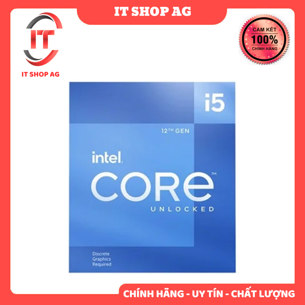 CPU Intel Core i5-12500 (Up To 4.40GHz, 6 Nhân 12 Luồng,18MB Cache, Socket 1700, Alder Lake) Chính h